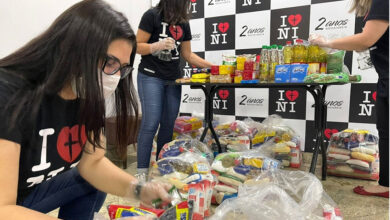 Foto de Campanha em rede social arrecada alimentos para famílias carentes